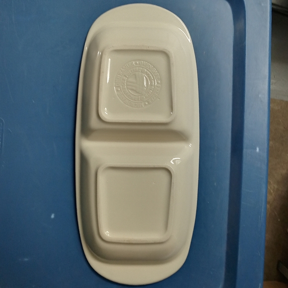 Ceramic 2 well serving tray - Picture 3 of 3